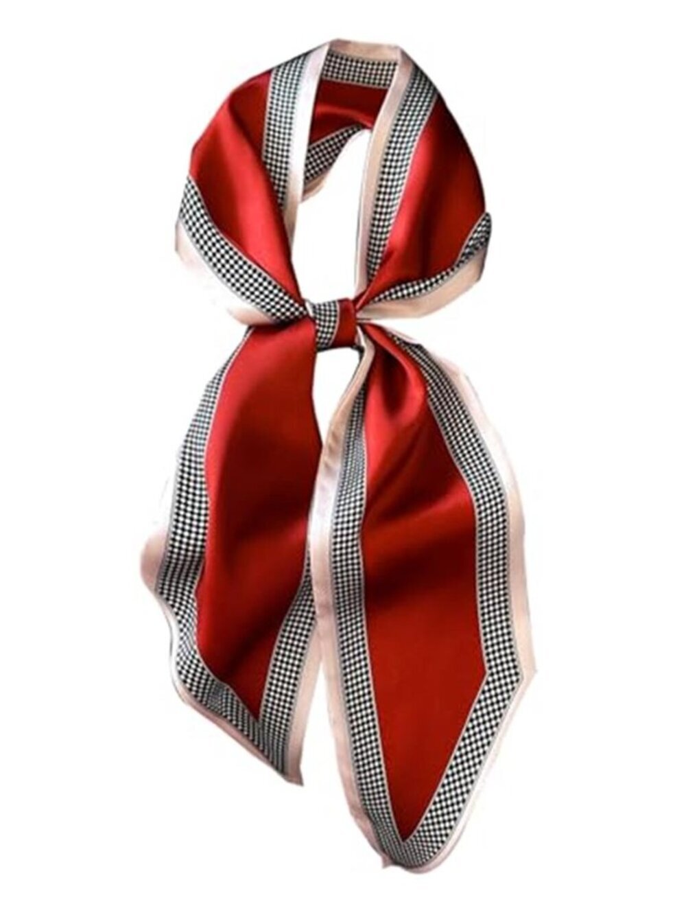 Head Scarf Purse Handle Neck Satin Hair Scarfs For Bag Lightweight Silky Long